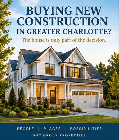 Charlotte New Construction Buying Guide 1 Laurel new construction townhome at Townes at Maxwell in Huntersville, North Carolina