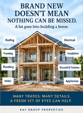 Why an independent inspection can still matter when buying a brand-new construction home